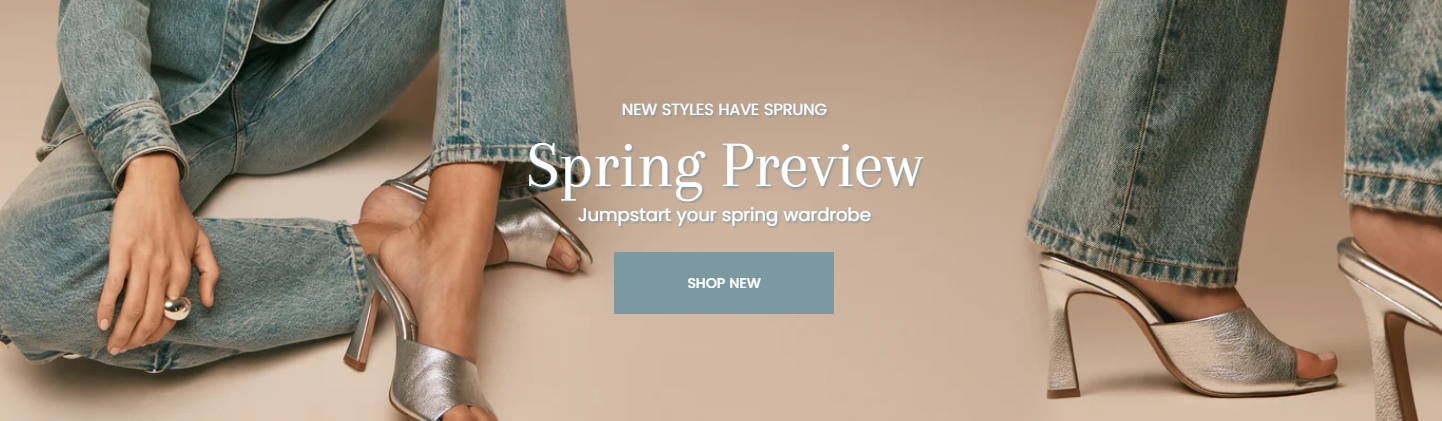 vincecamuto.com banner